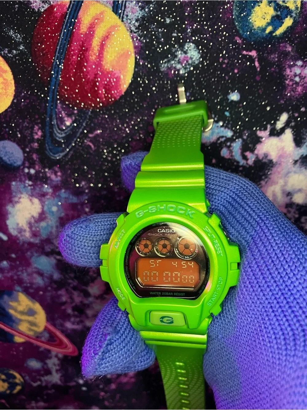 Custom G Shock Green style colorway